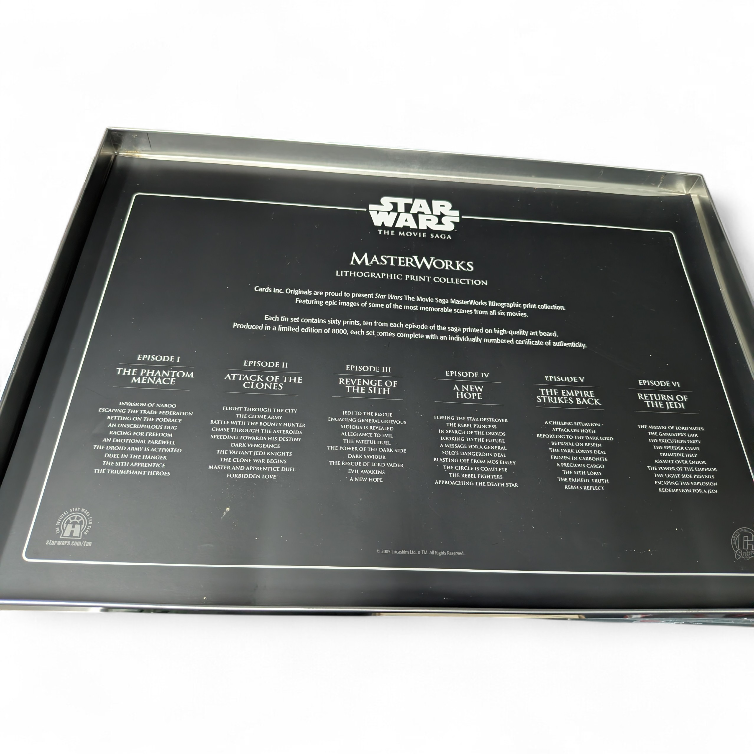 Pre-owned Star Wars The Movie Saga Master Works - 60 Lithographic Pre-owned Star Wars The Movie Saga Master Works - 60 Lithographic
